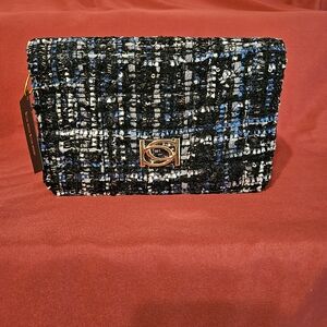 bebe Kamala Tweed Crossbody Bag